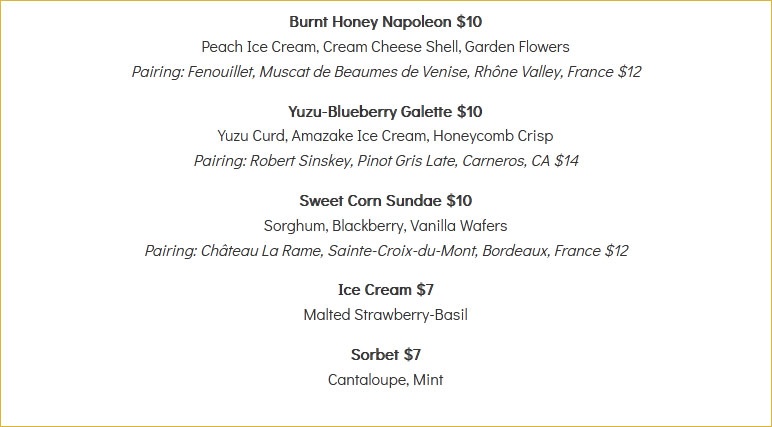 Husk Savannah Menu