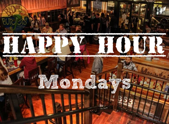 Monday happy Hour