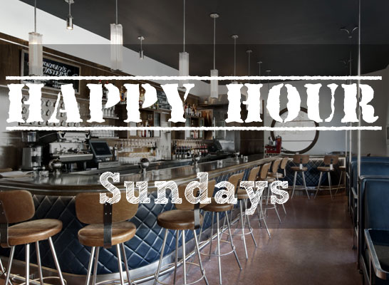 Sunday happy Hour