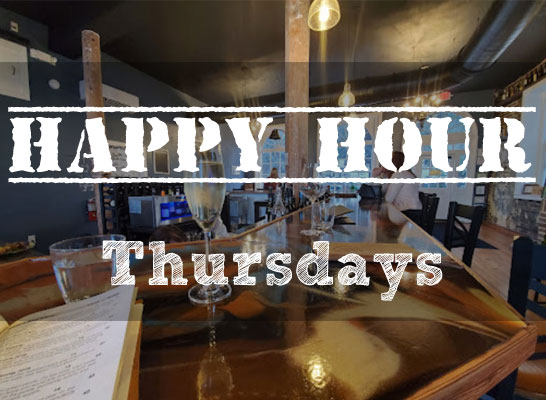 Thursday happy Hour