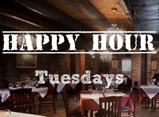 Tuesday happy Hour