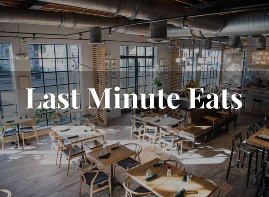Last Minute Eats
