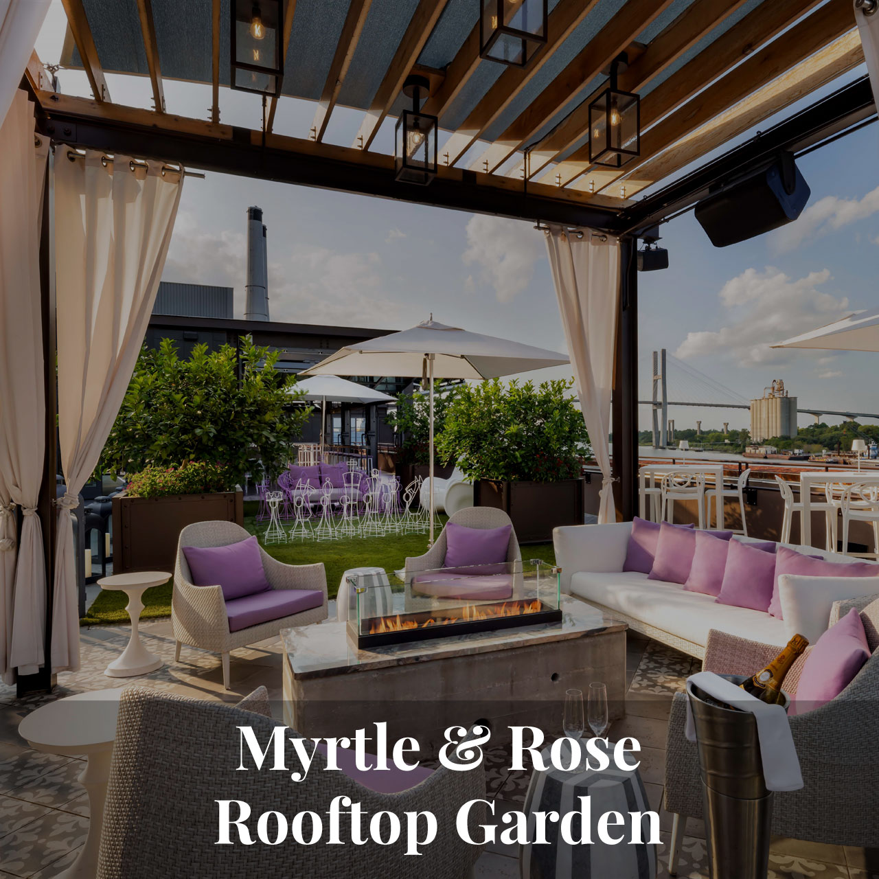 Myrtle & Rose, Rooftop Garden