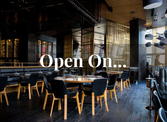 Restaurants Open Days