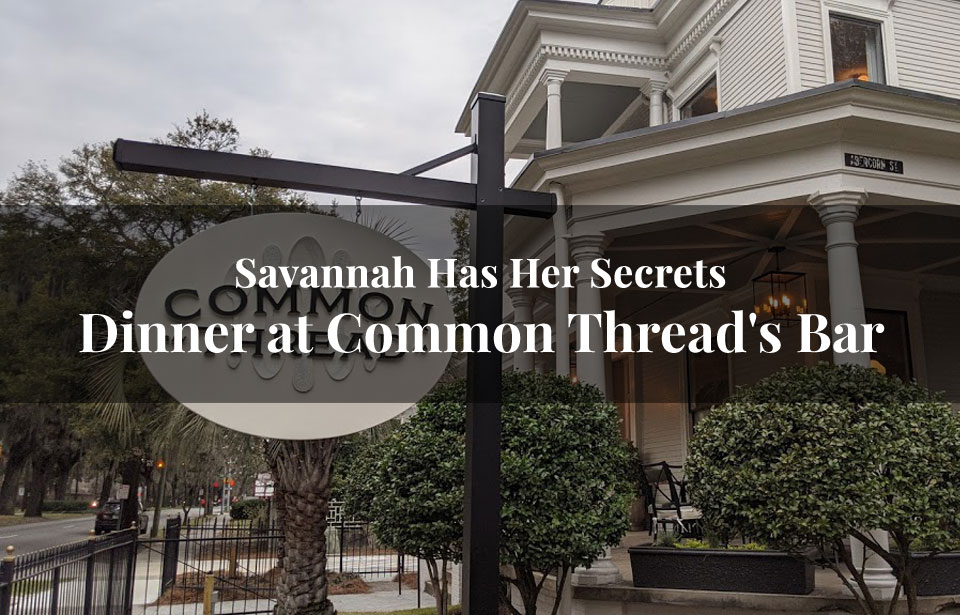 Dinner At Common Thread's Bar